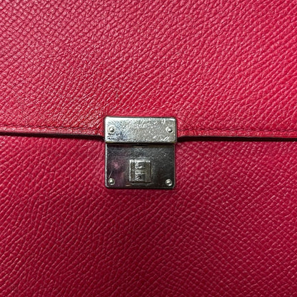 HERMES Click 16 Pochette Crossbody Bag Pink Leather Shoulder Bag  HE435