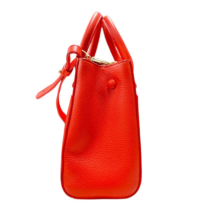 CHANEL Neo Executive Tote Bag Caviar Skin Orange Gold Hardware 2WAY CH2106