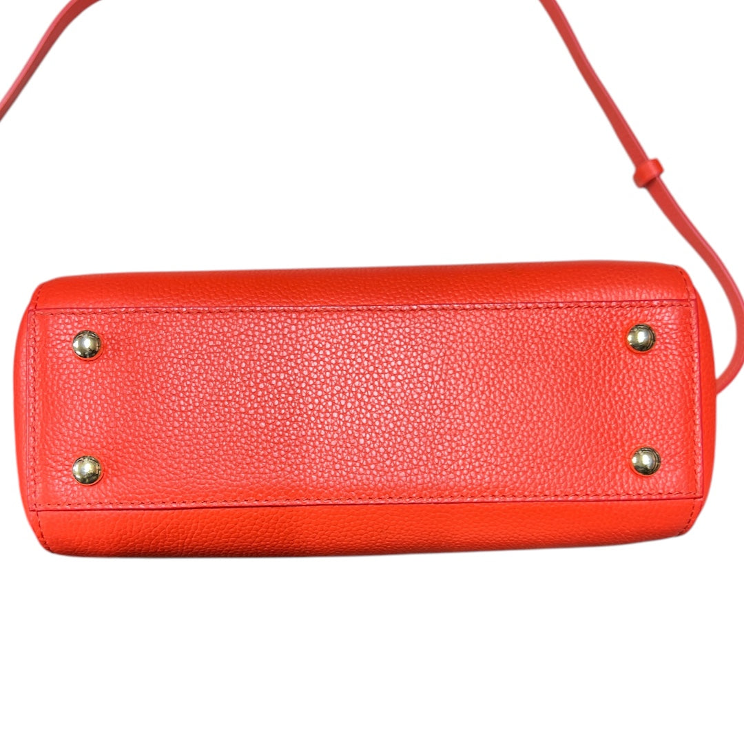 CHANEL Neo Executive Tote Bag Caviar Skin Orange Gold Hardware 2WAY CH2106