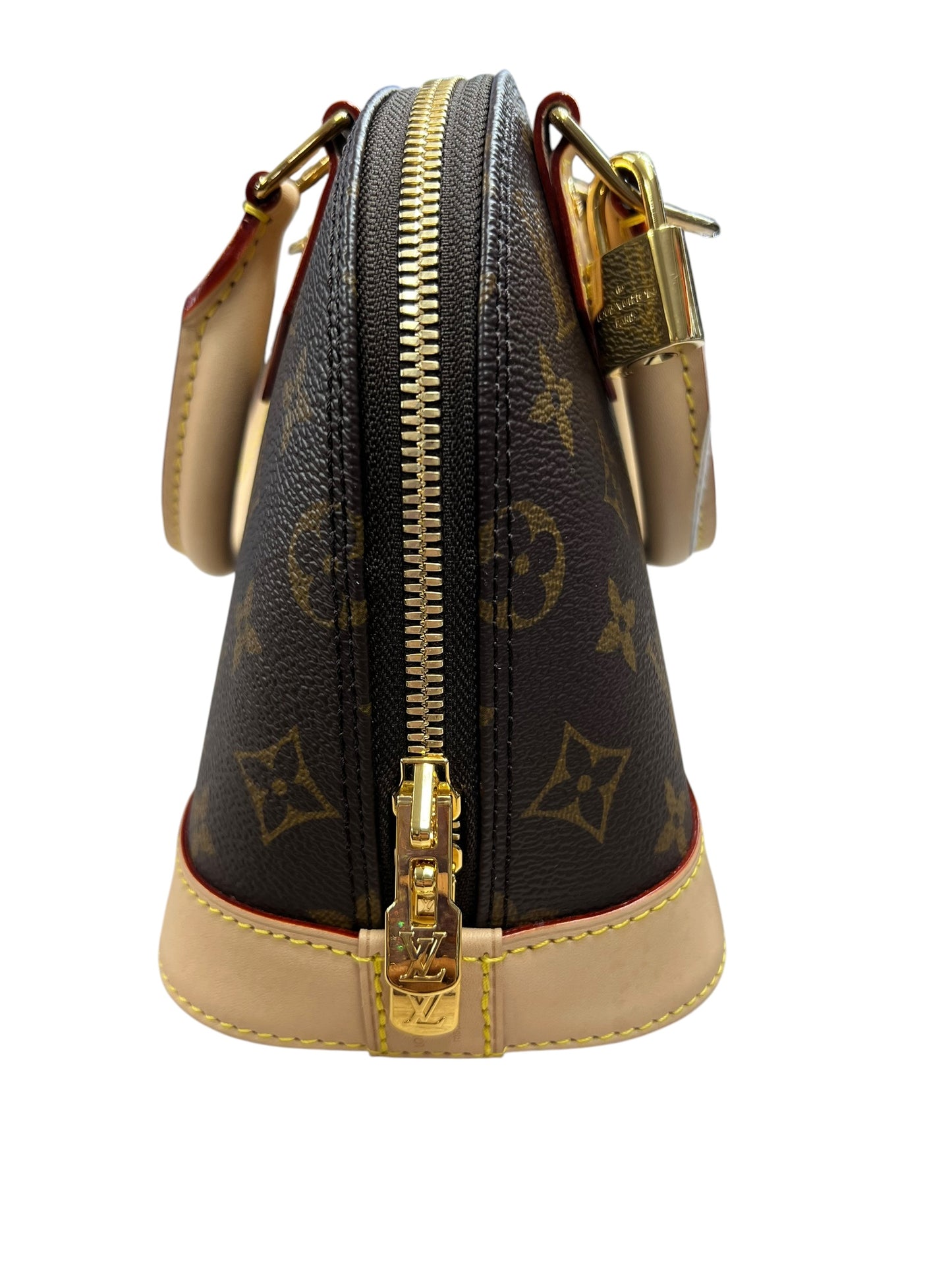 LOUIS VUITTON Monogram Alma BB 2-Way Shoulder Bag Handbag Brown Canvas LO2245