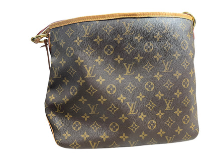LOUIS VUITTON Monogram Delightful PM Shoulder Bag Hobo Brown Canvas LO2250