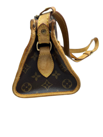 LOUIS VUITTON Monogram Popincourt Long Shoulder Bag Brown Canvas LO2269