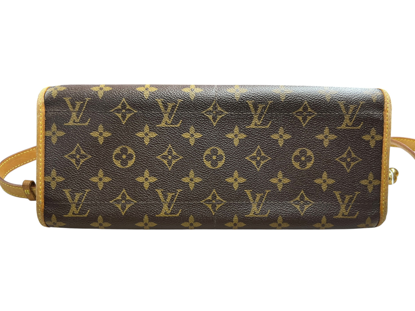LOUIS VUITTON Monogram Popincourt Long Shoulder Bag Brown Canvas LO2269