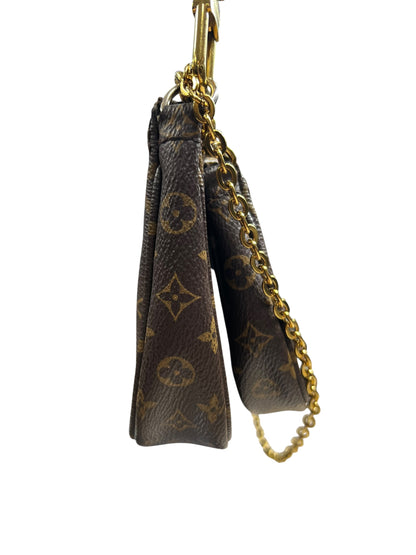 LOUIS VUITTON Monogram Multi Pochette Accessoires Khaki Crossbody Bag LO2279