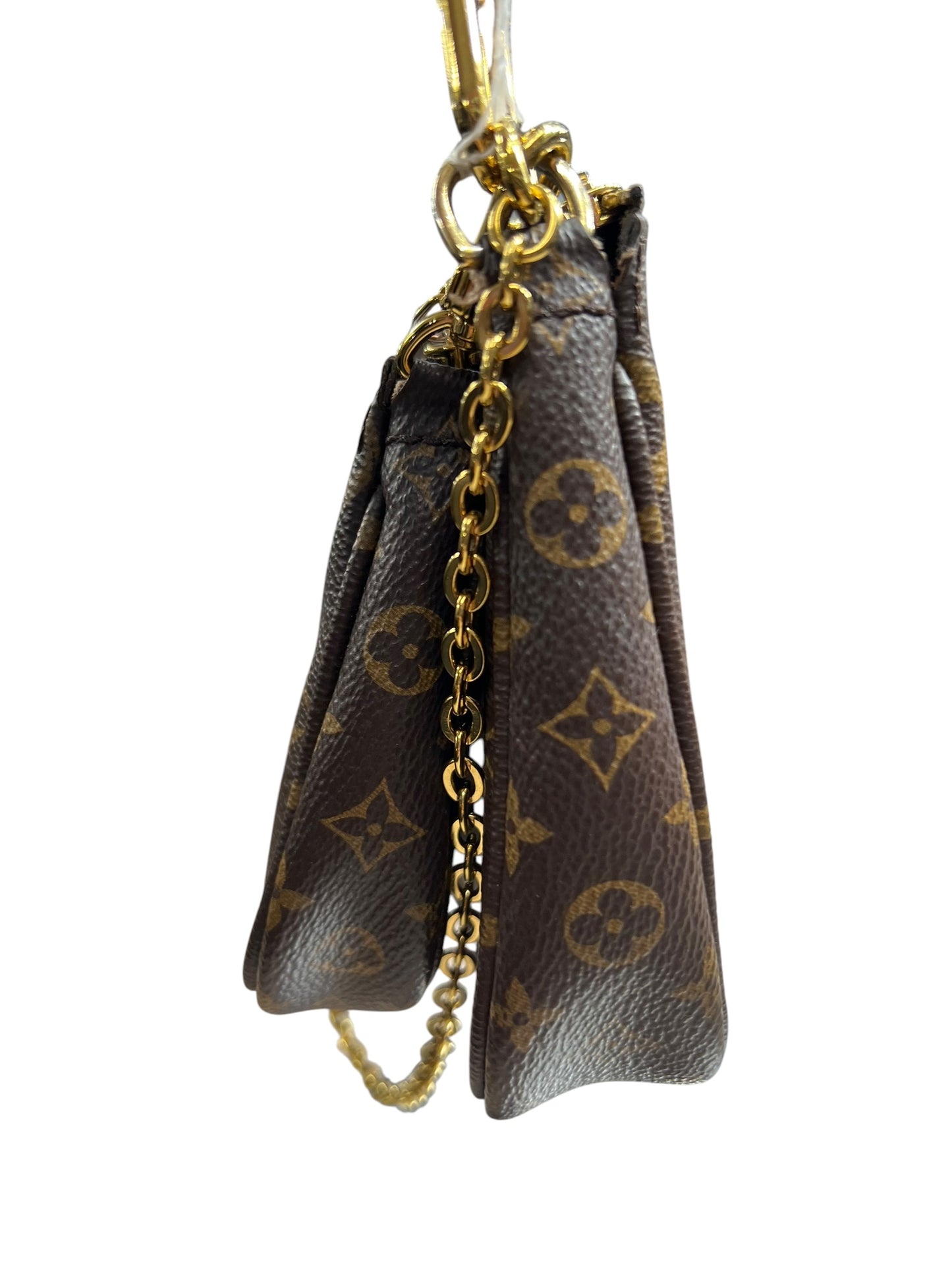 LOUIS VUITTON Monogram Multi Pochette Accessoires Khaki Crossbody Bag LO2279
