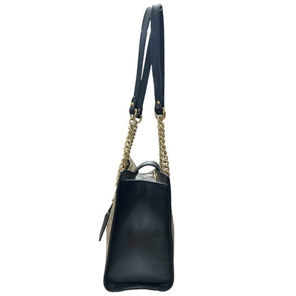 GUCCI Padlock Bee GG Supreme Small Chain Shoulder Bag GU590