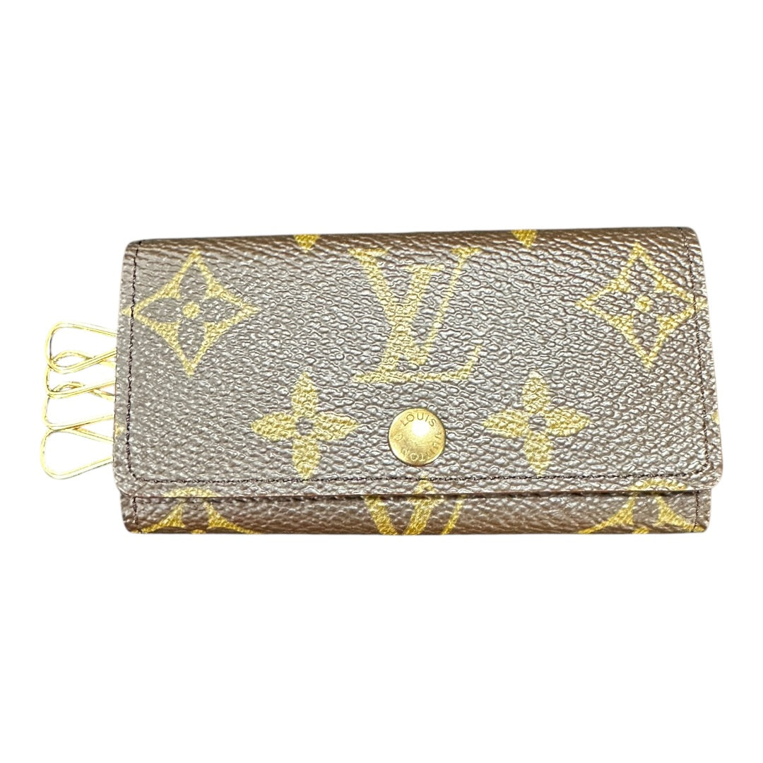 Authentic Louis Vuitton Monogram Canvas 4-Key Holder Case (Pre-owned) LO2164