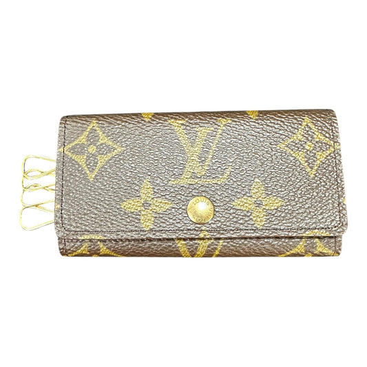 Authentic Louis Vuitton Monogram Canvas 4-Key Holder Case (Pre-owned) LO2164