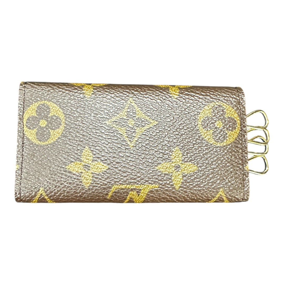 Authentic Louis Vuitton Monogram Canvas 4-Key Holder Case (Pre-owned) LO2164