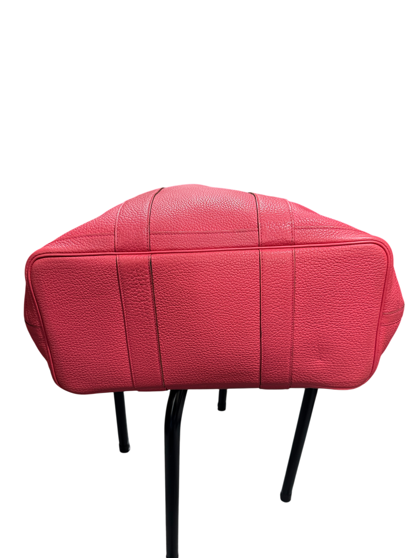 Hermes Garden Party PM 35 Pink All-Leather Tote Bag Square O Stamp - He430