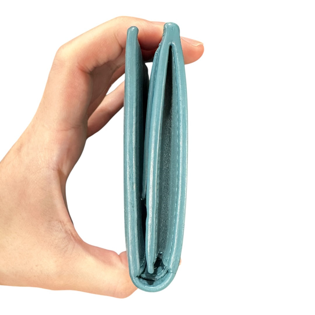 Authentic Celine Bicolor Leather Flap Long Walletz CE251