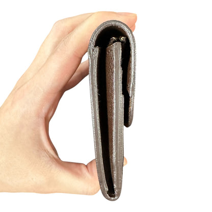 Authentic Louis Vuitton Damier Ebene Canvas Long Wallet LO2160