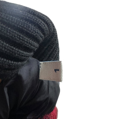 Authentic Moncler Red Plaid Wool Blend Down Jacket MO255