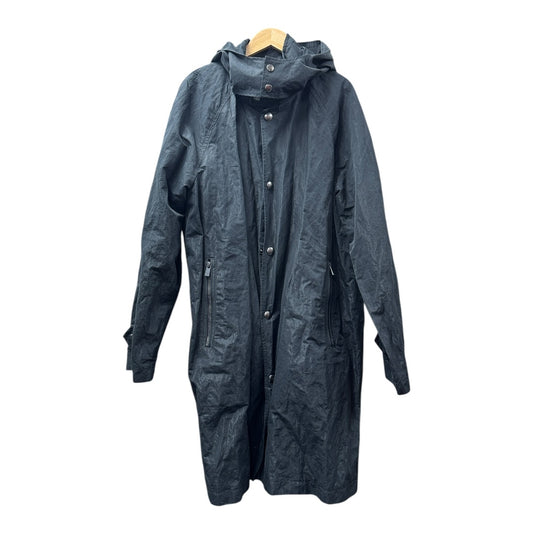 Authentic TATRAS Black Hooded Long Coat Lightweight Parka TA16