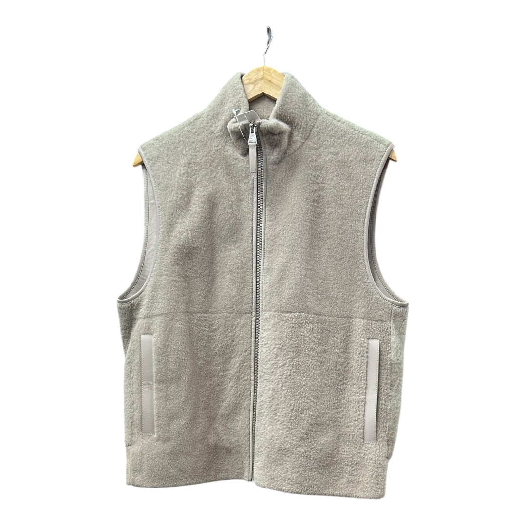 LOUIS VUITTON Mouton Vest Beige Gilet KA380