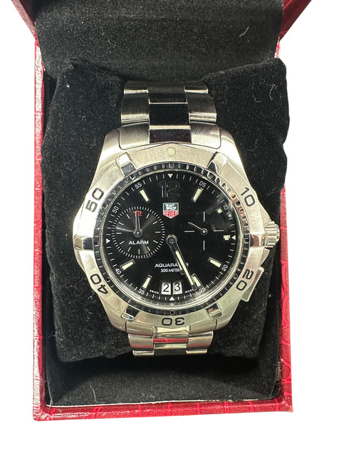 TAG HEUER Aquaracer 300M Alarm Quartz 41mm Men's Watch - ER89