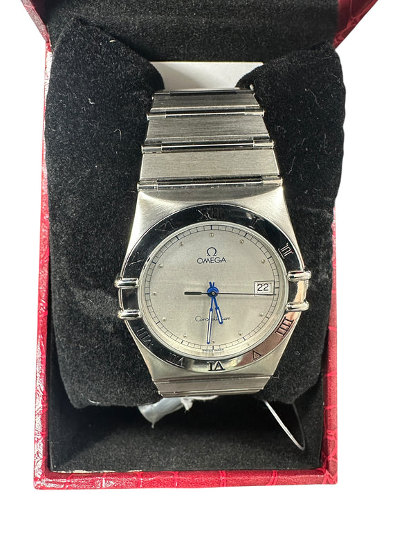 OMEGA Constellation Quartz Silver Dial Stainless Steel Men's Watch - ER77