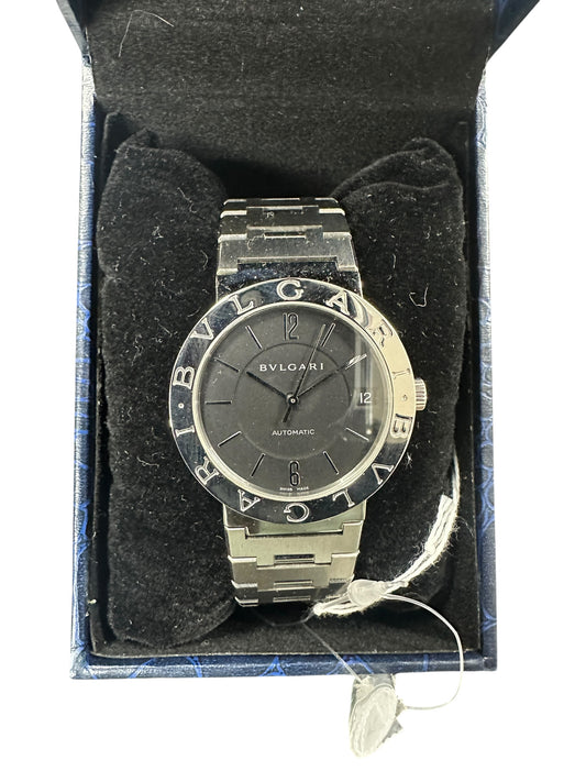 BVLGARI Swiss Made Bvlgari Bvlgari Automatic Black Dial Watch ER100
