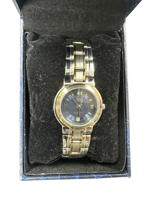 GIVENCHY Vintage Two-Tone Blue Patterned Dial Ladies Watch ER72